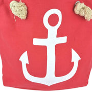 Tasche maritime Strandtasche Handtasche Anker Tau Koralle