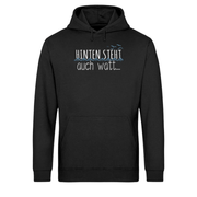 Hinten auch watt · Unisex Bio Hoodie ~ Mooinzen - Küstenliebe GmbH