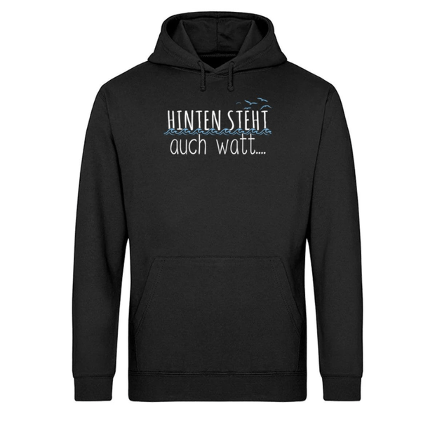 Hinten auch watt · Unisex Bio Hoodie ~ Mooinzen - Küstenliebe GmbH