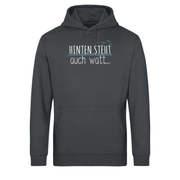 Hinten auch watt · Unisex Bio Hoodie ~ Mooinzen - Küstenliebe GmbH