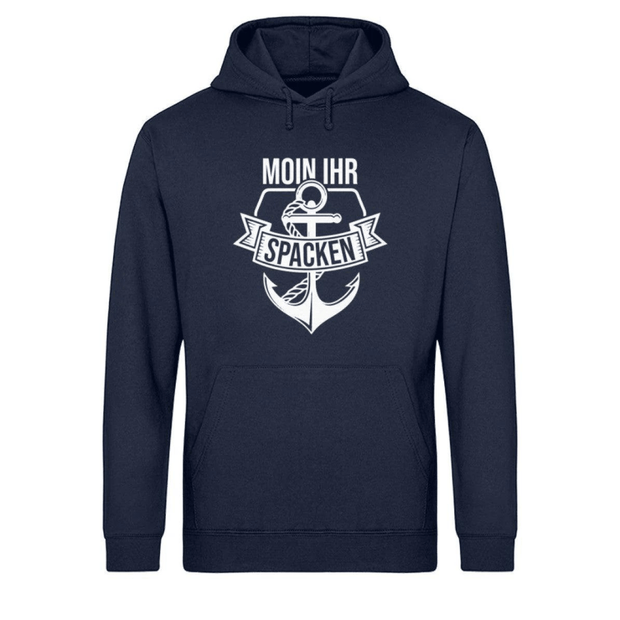 Moin ihr Spacken · Unisex Bio Hoodie ~ Mooinzen® - Küstenliebe GmbH