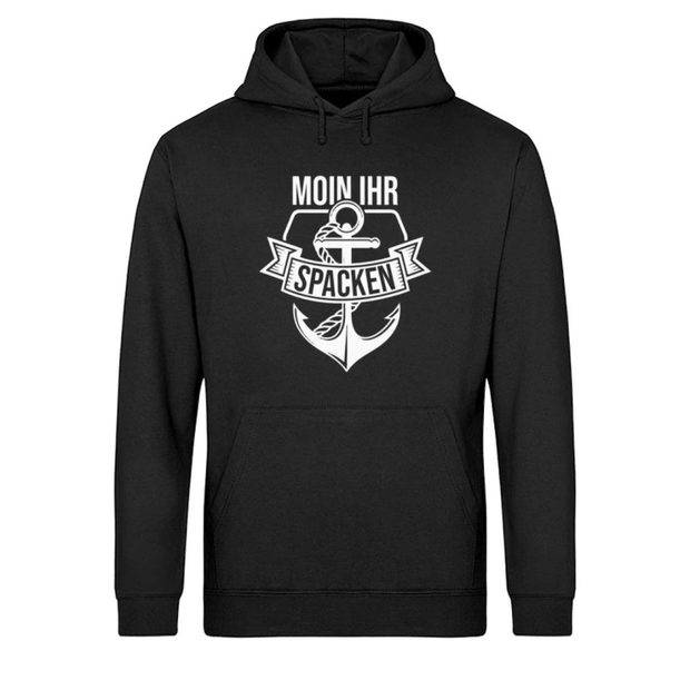 Moin ihr Spacken · Unisex Bio Hoodie ~ Mooinzen® - Küstenliebe GmbH