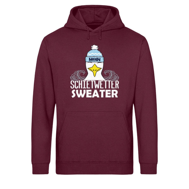 Schietwetter Sweater · Unisex Bio Hoodie ~ Mooinzen - Küstenliebe GmbH