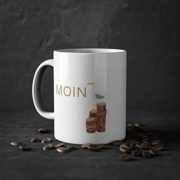 Tasse Moin Möwe ~ Mermainia® - Küstenliebe GmbH