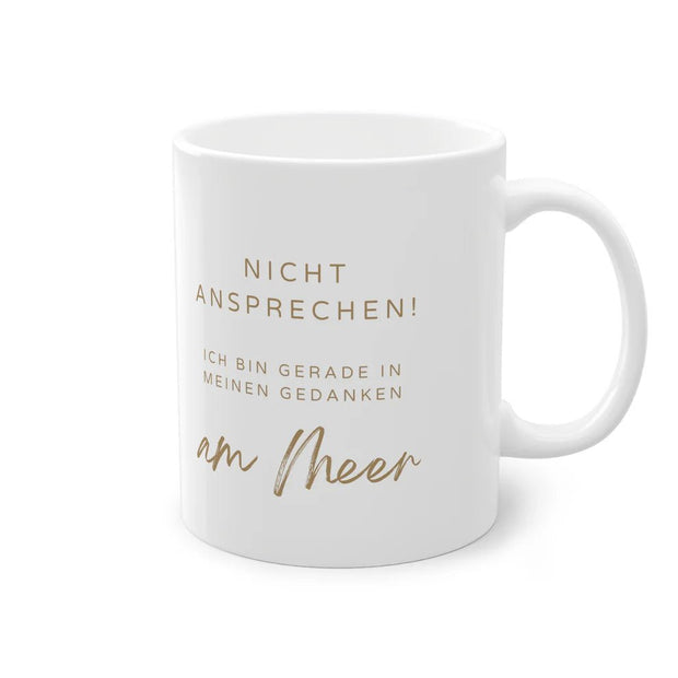 Tasse Spruchbild "am Meer" ~ Mermainia® - Küstenliebe GmbH