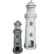 2er SET-Maritimer Leuchtturm Kerzenhalter - Küstenliebe GmbH