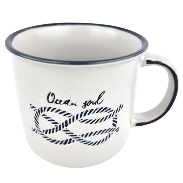 Becher Tasse maritimes Tau - Küstenliebe GmbH