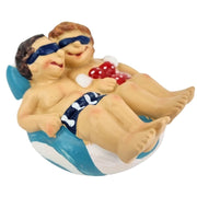 Deko Figur Urlauber auf Schwimminsel - Küstenliebe GmbH