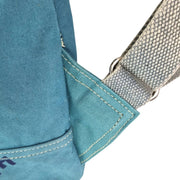 Maritimer Rucksack Backpack Jeans Canvas türkis - Küstenliebe GmbH
