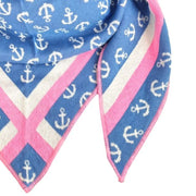 Maritimes Dreieckstuch Schal Anker blau pink - Küstenliebe GmbH