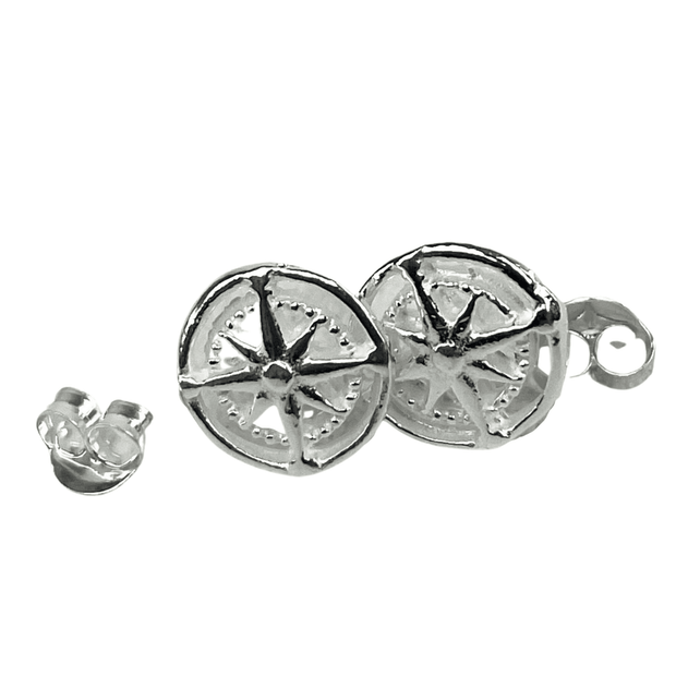 Silberpfeil Ohrring Windrose Silber Sterlingsilber - Johnny Ahoi® - Küstenliebe GmbH