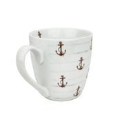 Tasse Jumbotasse Anker 480 ml maritimer Jumbobecher versch. Farben - Küstenliebe GmbH