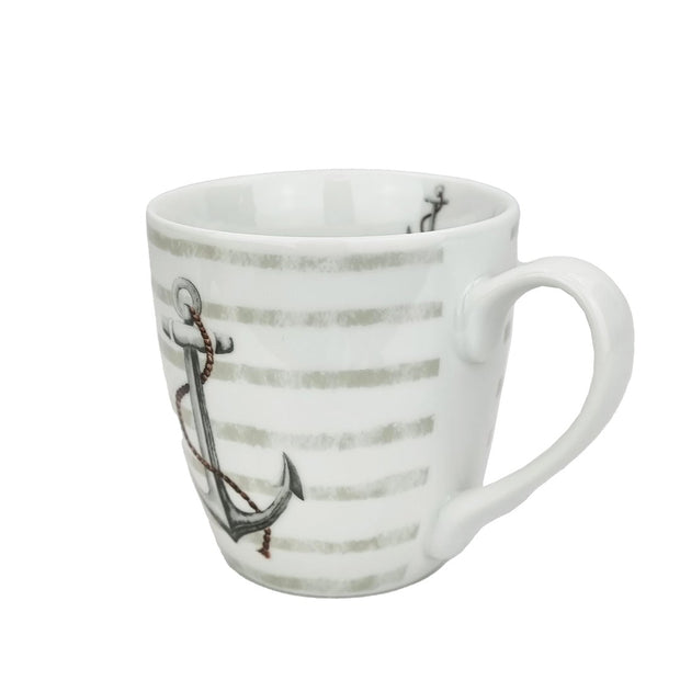 Tasse Jumbotasse Anker 480 ml maritimer Jumbobecher versch. Farben - Küstenliebe GmbH