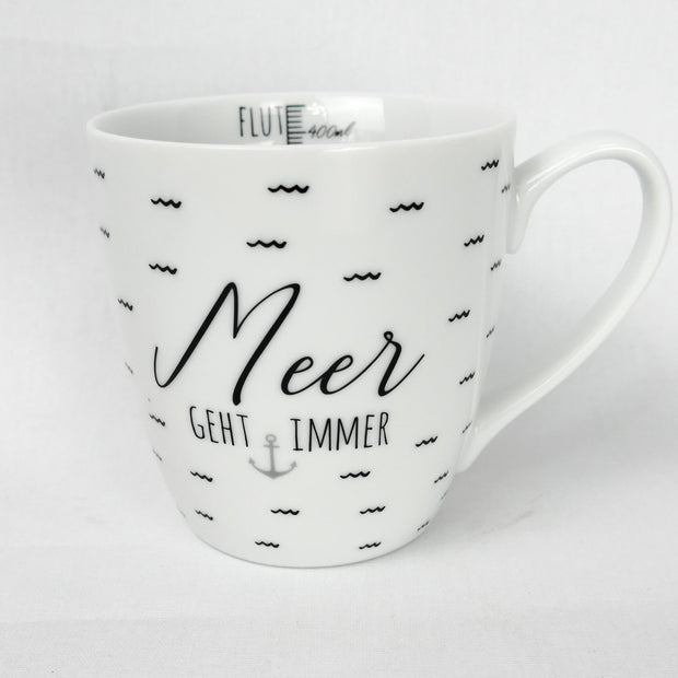 Tasse Jumbotasse Meer Anker 480 ml - Küstenliebe GmbH