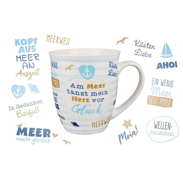 Tasse maritimer Becher Weisheit - Küstenliebe GmbH