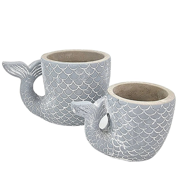 TRÖDELGESCHENK - Wal Blumentopf Zement - Küstenliebe GmbH